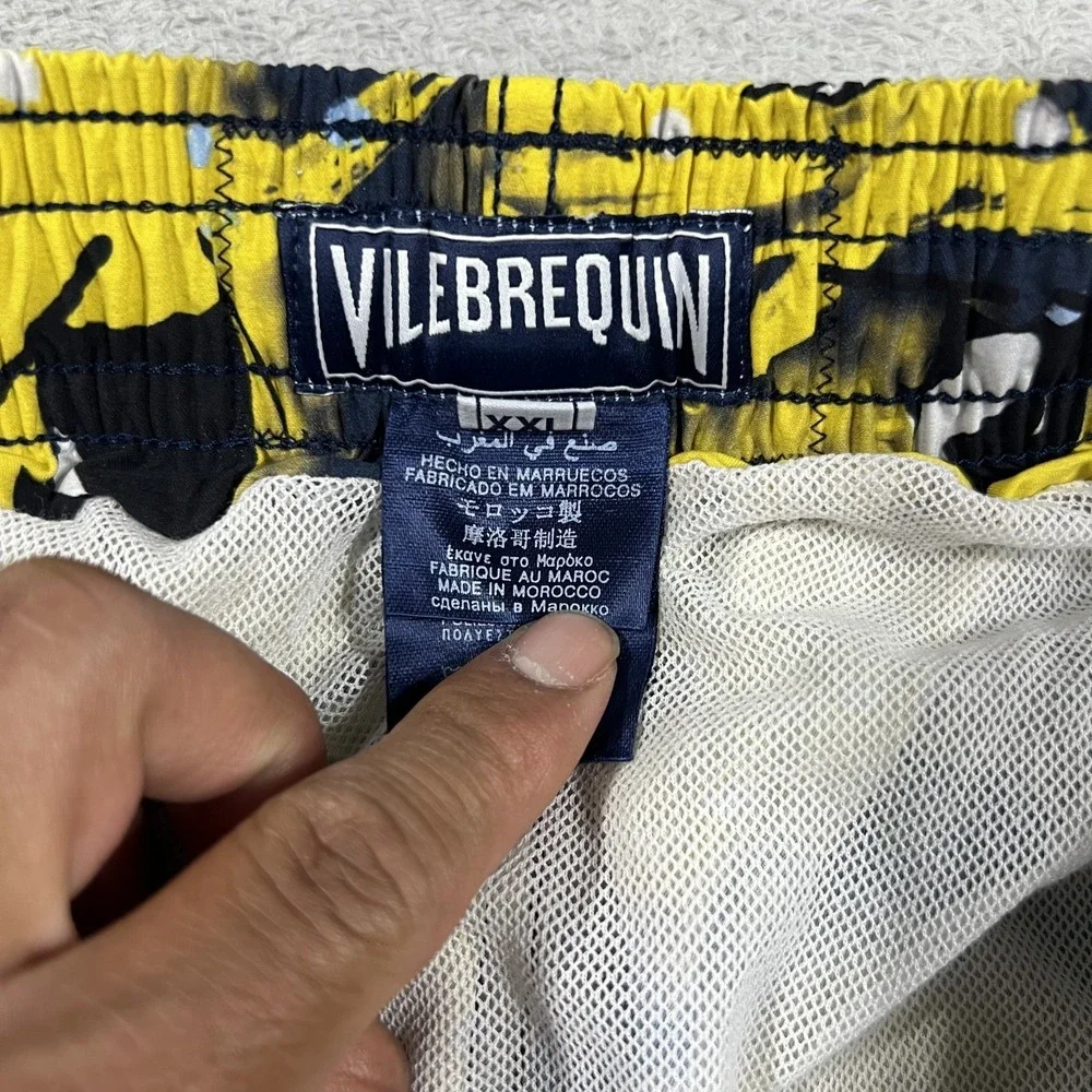 Vilebrequin Swim Shorts Mens 2XL Ski Penguin Print Lined Beach